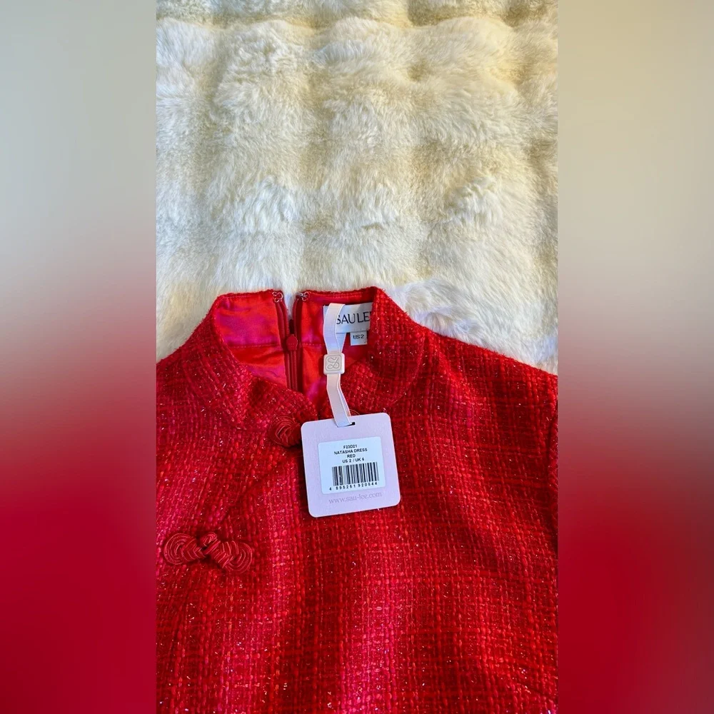 SAU LEE Natasha Dress in Red, brand new without tags, never worn, no flaws. - Picture 14 of 16
